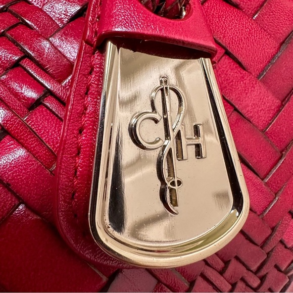 Cole Haan Optical Weave Leather Large Tote - Picture 11 of 15